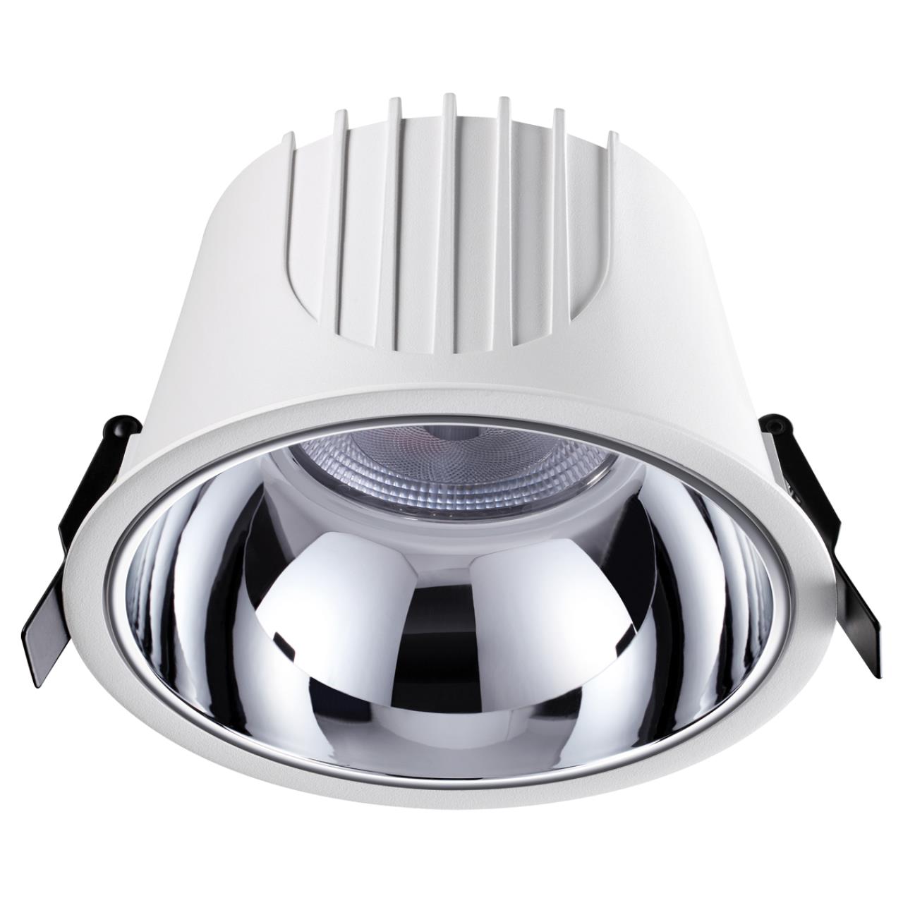 358701 SPOT NT21 207 белый/хром Светильник встраиваемый светодиодный IP20 LED 4000К 40W 100-265V KNOF