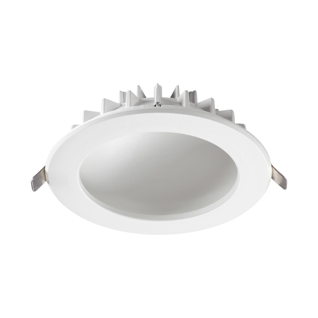 358806 SPOT NT21 237 белый Светильник встраиваемый светодиодный IP20 LED 12W 960Лм 3000K 100-240V GESSO