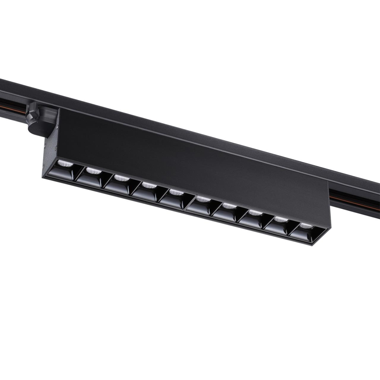 358831 PORT NT22 черный Светильник трековый однофазный трехжильный IP20 LED 4000K 16W 220V ITER