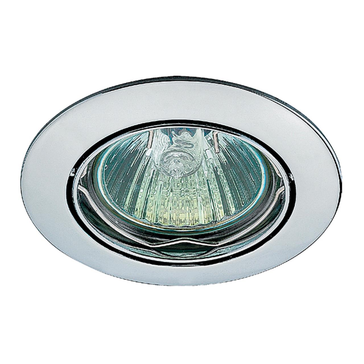 369101 SPOT NT09 271 хром Встраиваемый светильник IP20 GX5.3 50W 12V CROWN