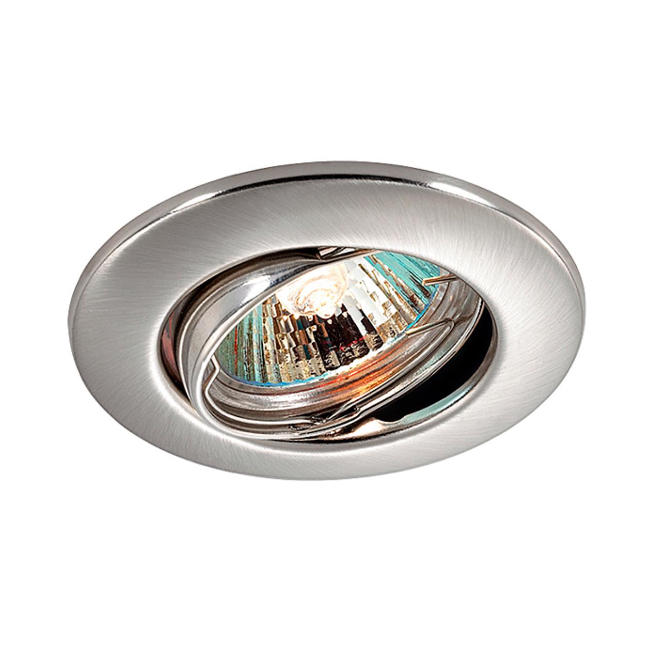 369694 SPOT NT12 270 никель Встраиваемый ПВ светильник IP20 GX5.3 50W 12V CLASSIC