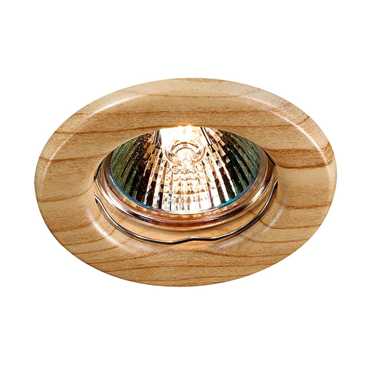 369713 SPOT NT12 269 светлое дерево Встраиваемый НП светильник IP20 GX5.3 50W 12V WOOD