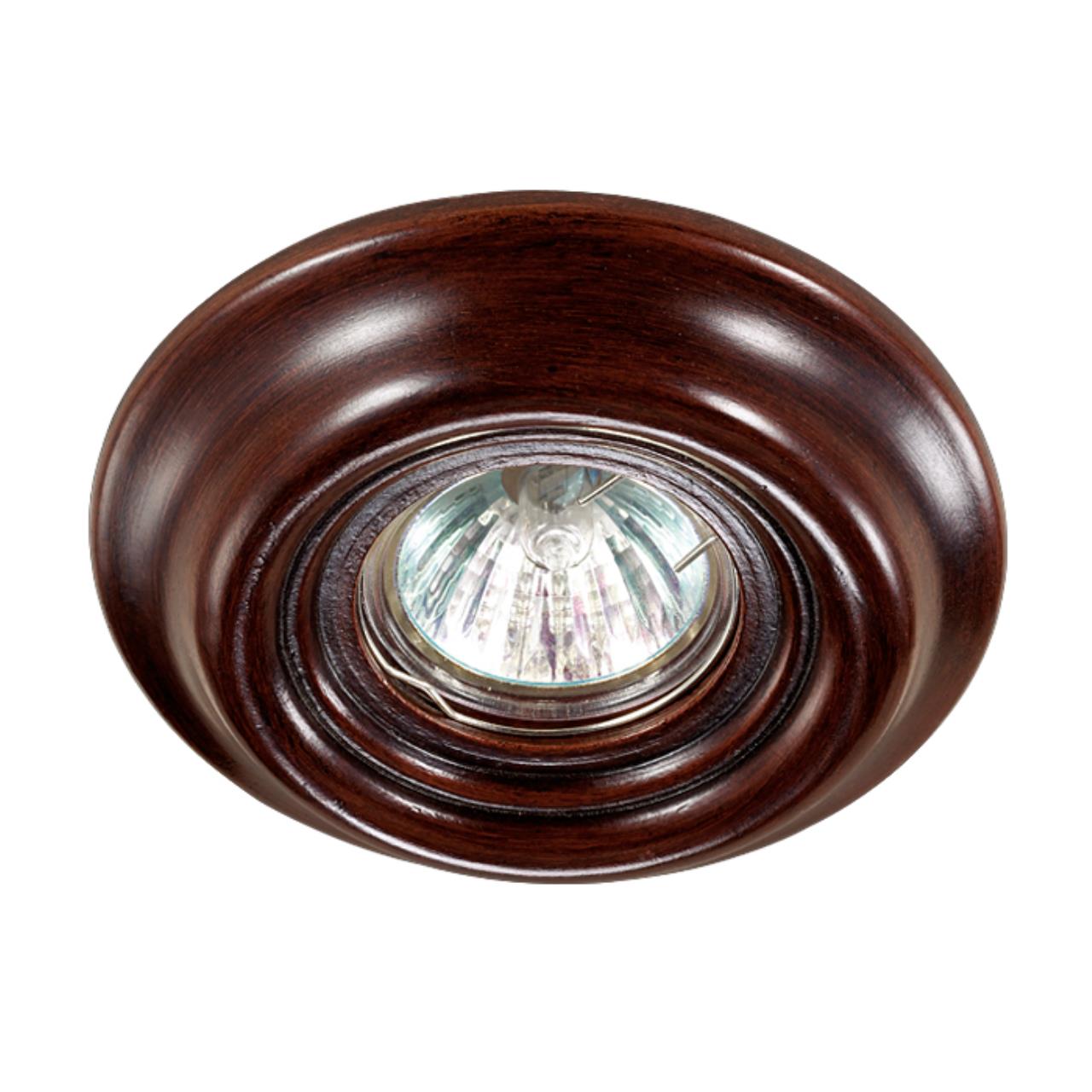 370089 SPOT NT15 263 темное дерево Встраиваемый светильник IP20 GX5.3 50W 12V PATTERN