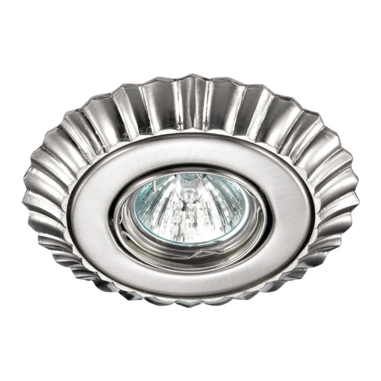 370275 SPOT NT17 никель Встраиваемый стандартный поворотный светильник GX5.3 50W 12V LIGNA