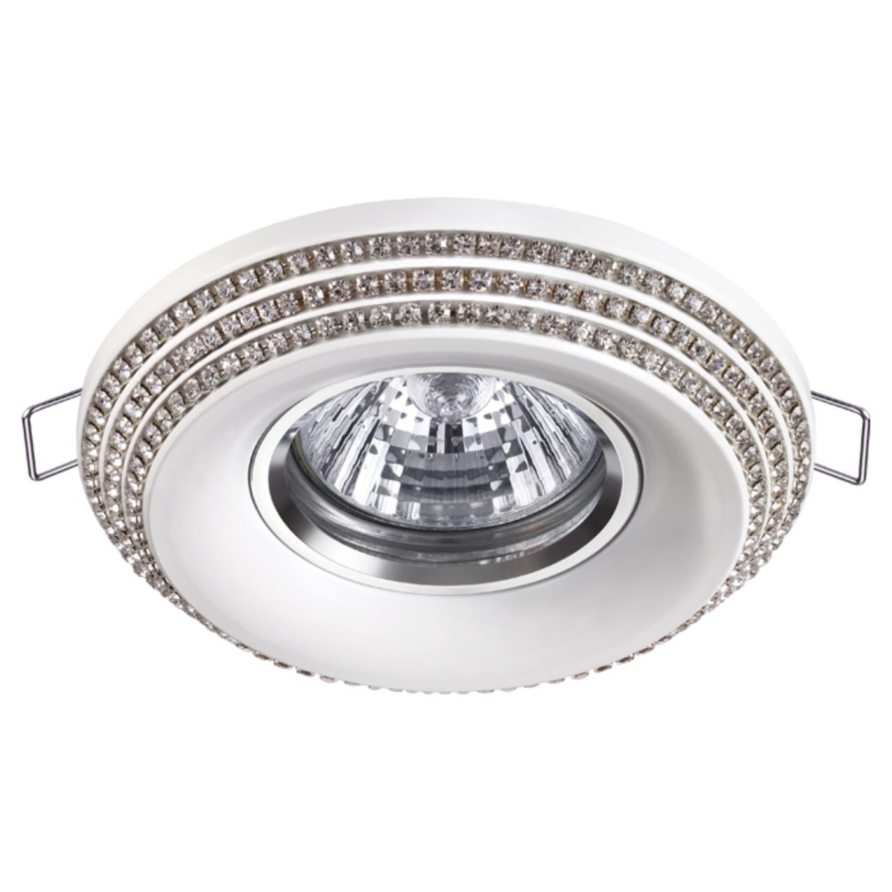 370440 SPOT NT19 263 белый Встраиваемый светильник IP20 GU10 50W 220V LILAC