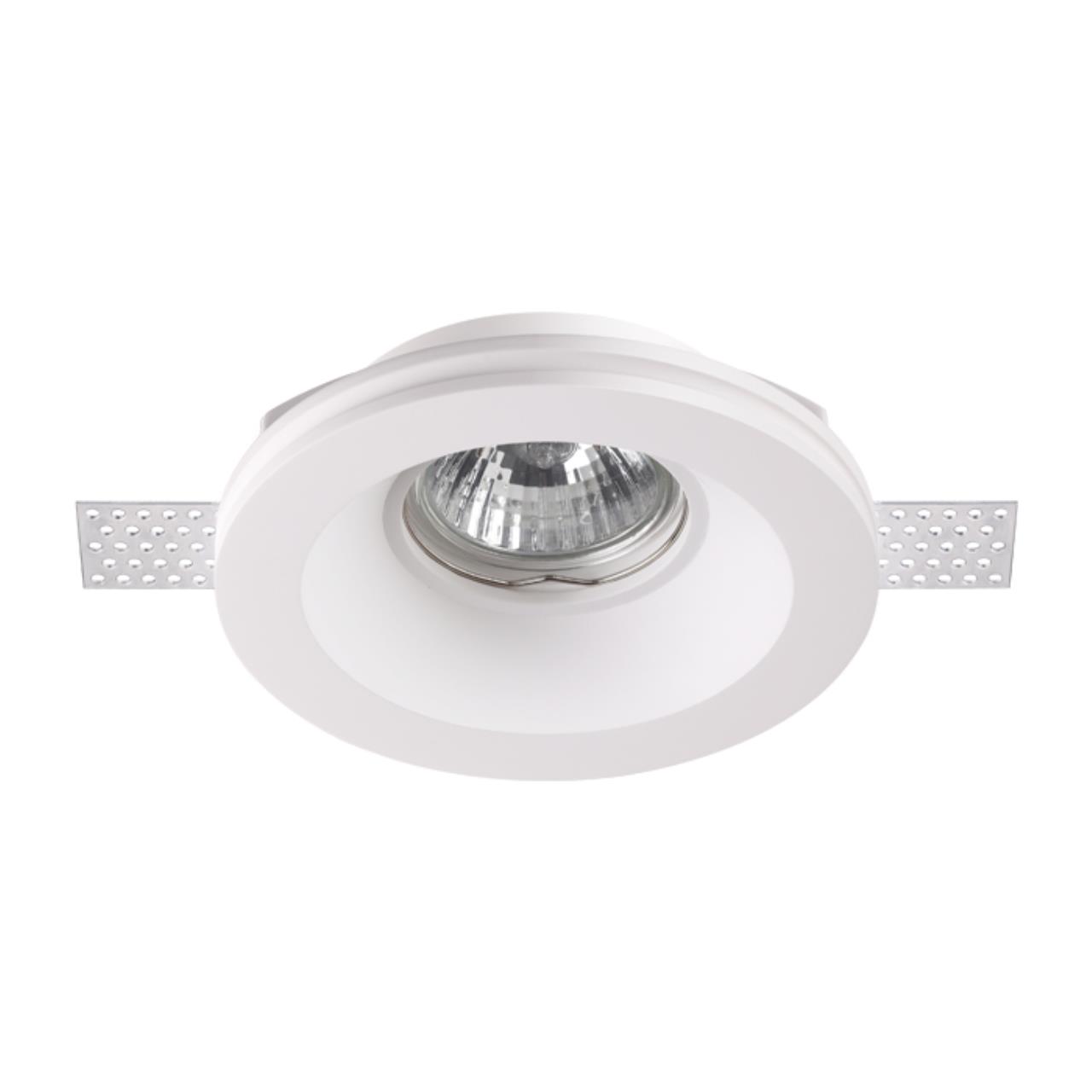370475 SPOT NT19 136 белый Встраиваемый под покраску светильник IP20 GU10 50W 220V YESO