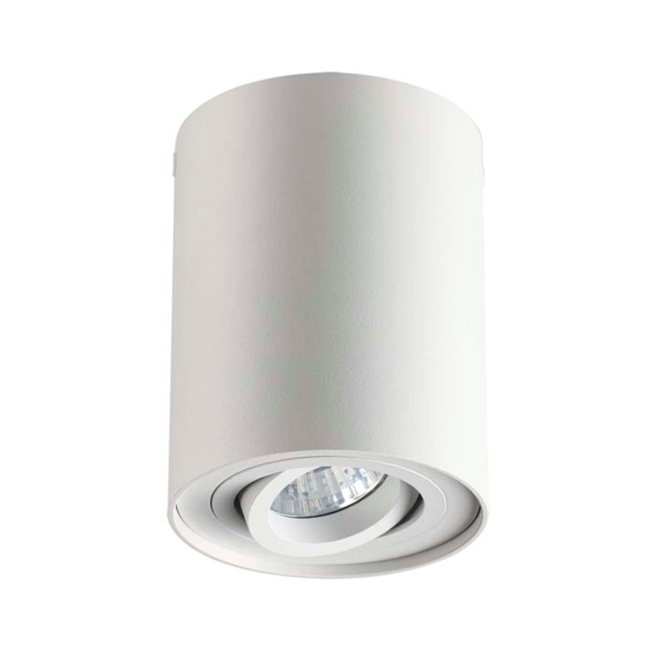3564/1C HIGHTECH ODL18 209 белый Потолочный накладной светильник IP20 GU10 1*50W 220V PILLARON
