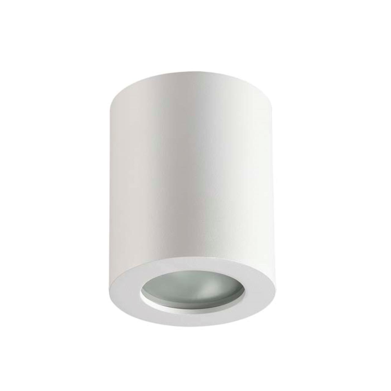 3571/1C HIGHTECH ODL18 203 белый Потолочный накладной светильник IP44 GU10 1*50W 220V AQUANA