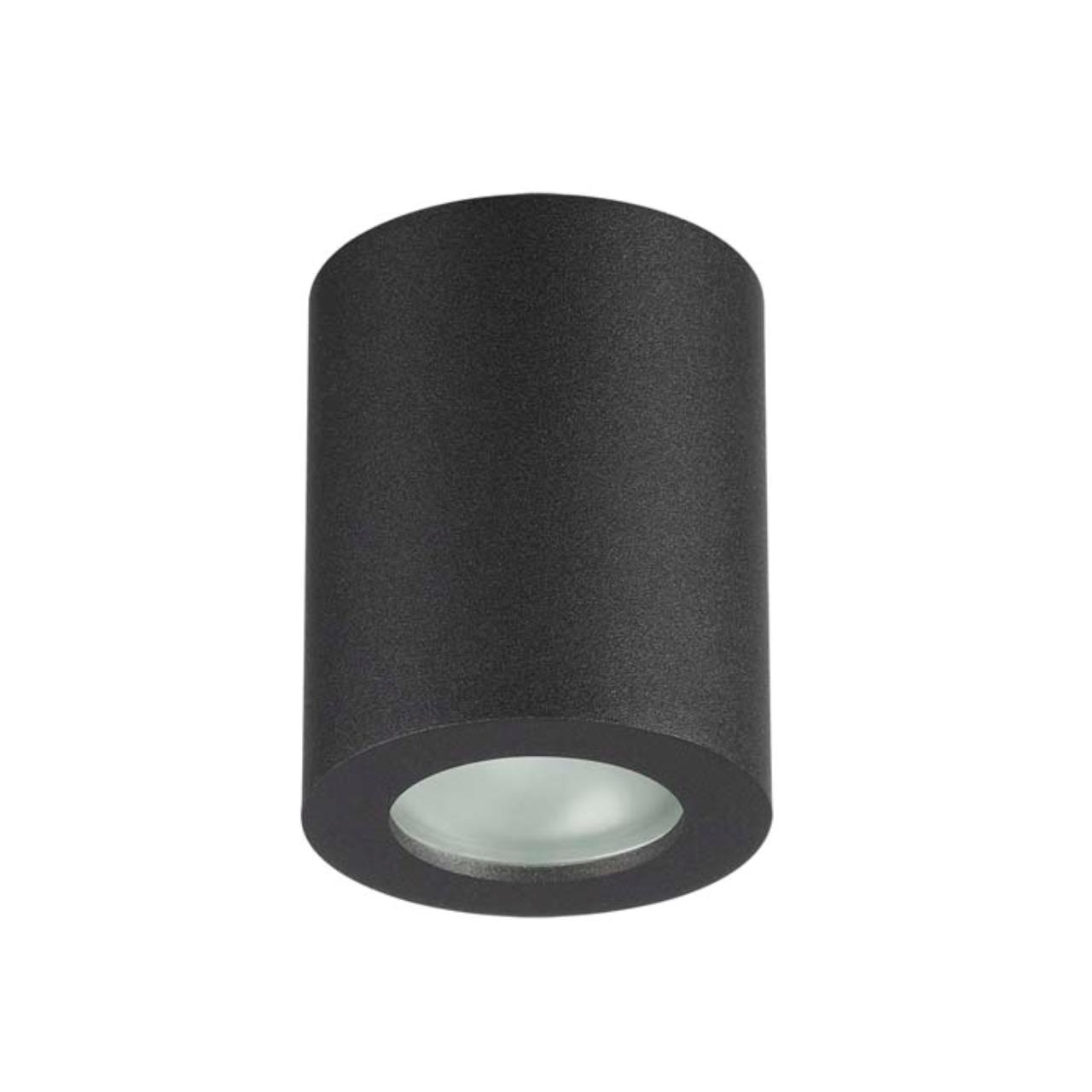 3572/1C HIGHTECH ODL18 203 черный Потолочный накладной светильник IP44 GU10 1*50W 220V AQUANA