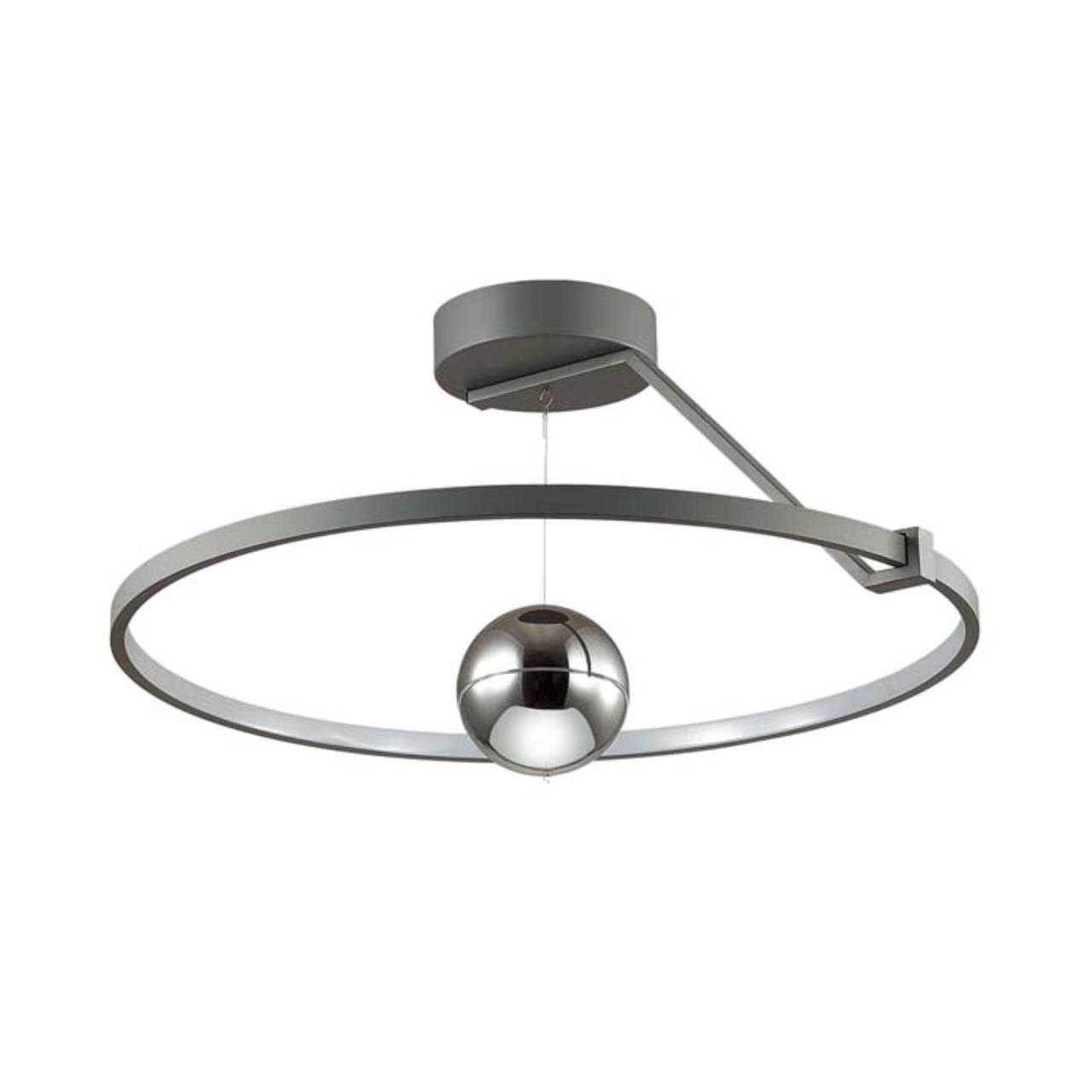 4032/40CL L-VISION ODL18 171 тёмно-серый/хром Люстра потолочная IP20 LED 40W 220V LOND