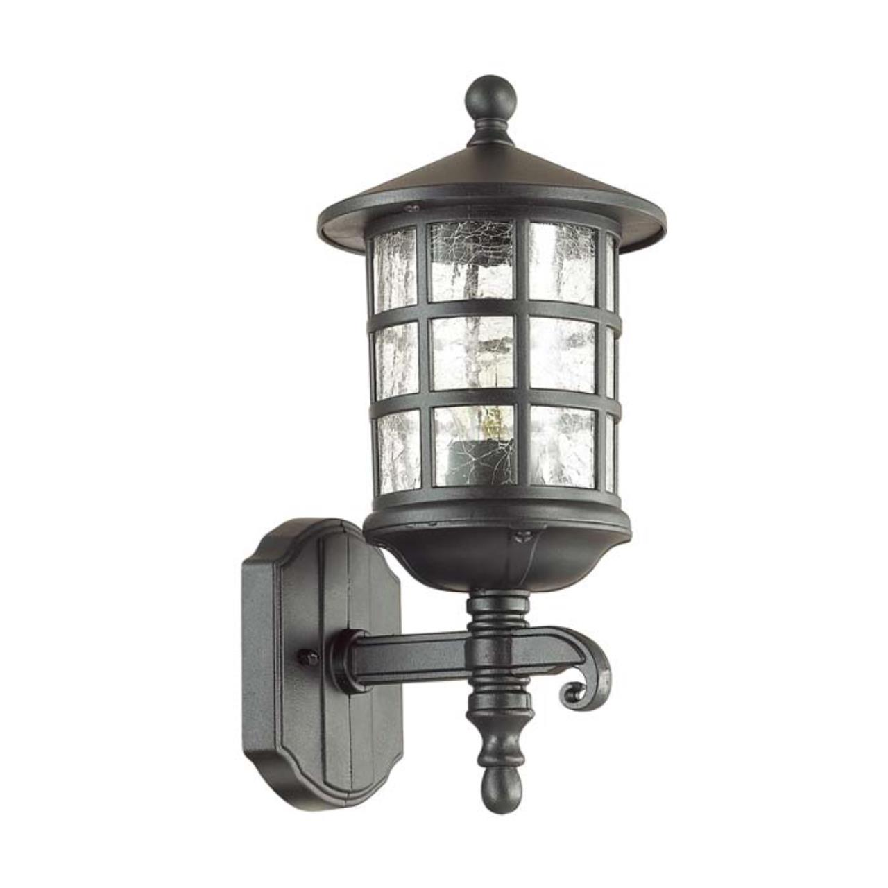 4043/1W NATURE ODL18 595 черный Уличный настенный светильник IP44 E27 60W 220V HOUSE