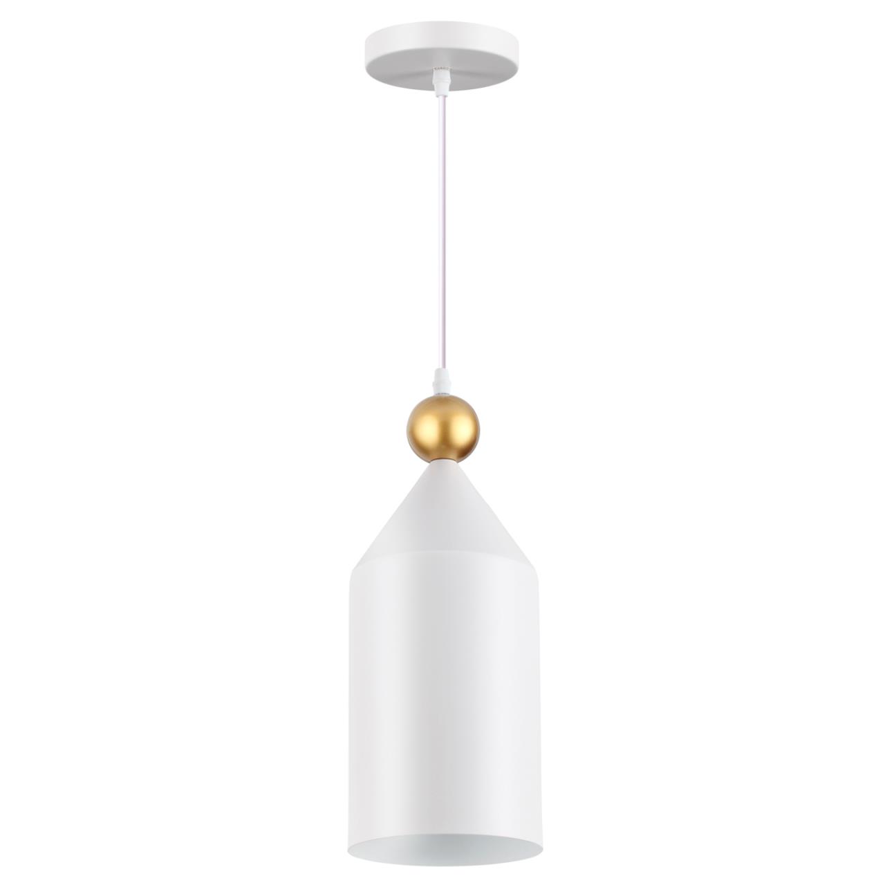 4093/1 PENDANT ODL19 307 белый/золотой Подвес Е27 1*40W BOLLI