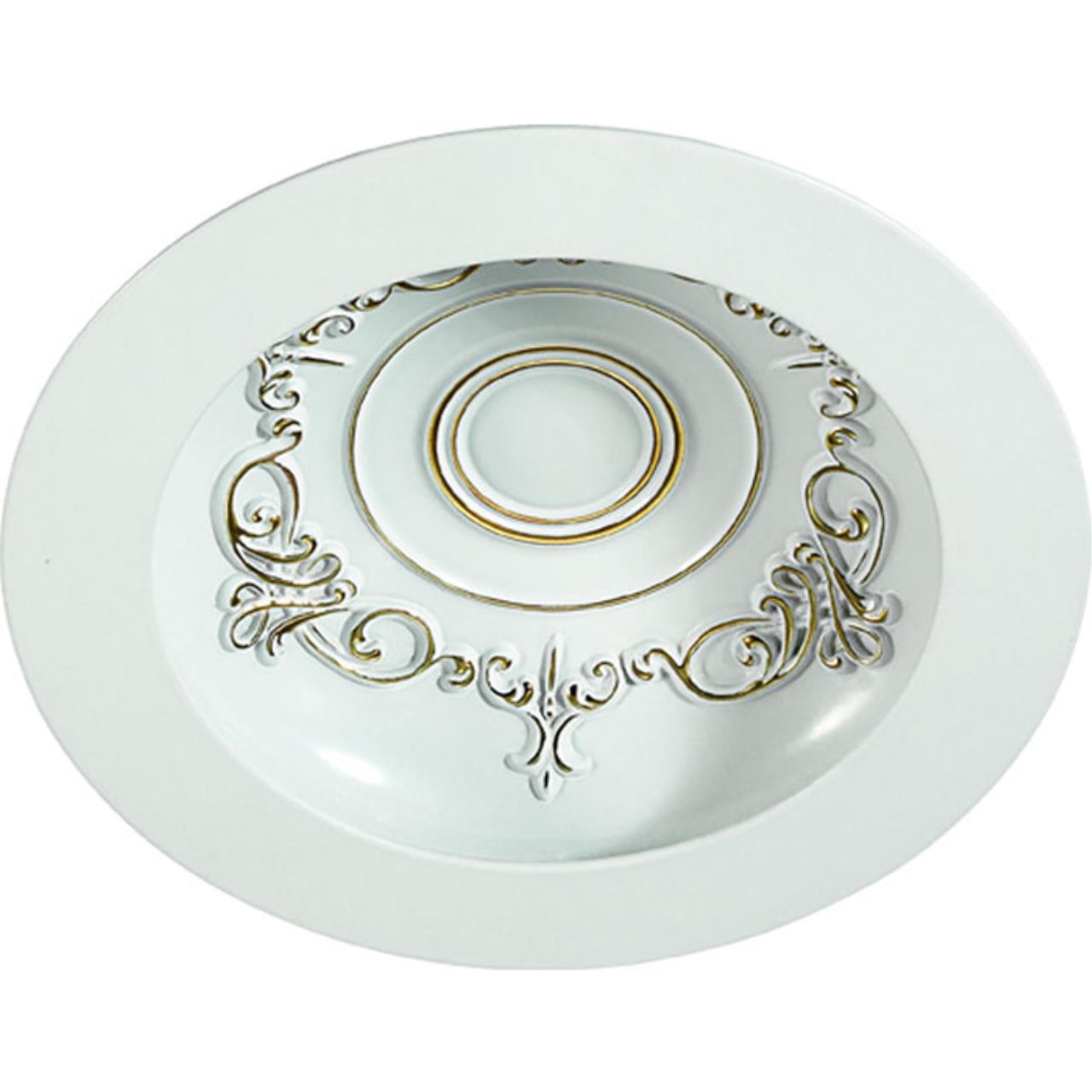357492 SPOT NT18 273 белый/золото Встраиваемый светильник IP20 LED 3000K 15W 85-265V GESSO