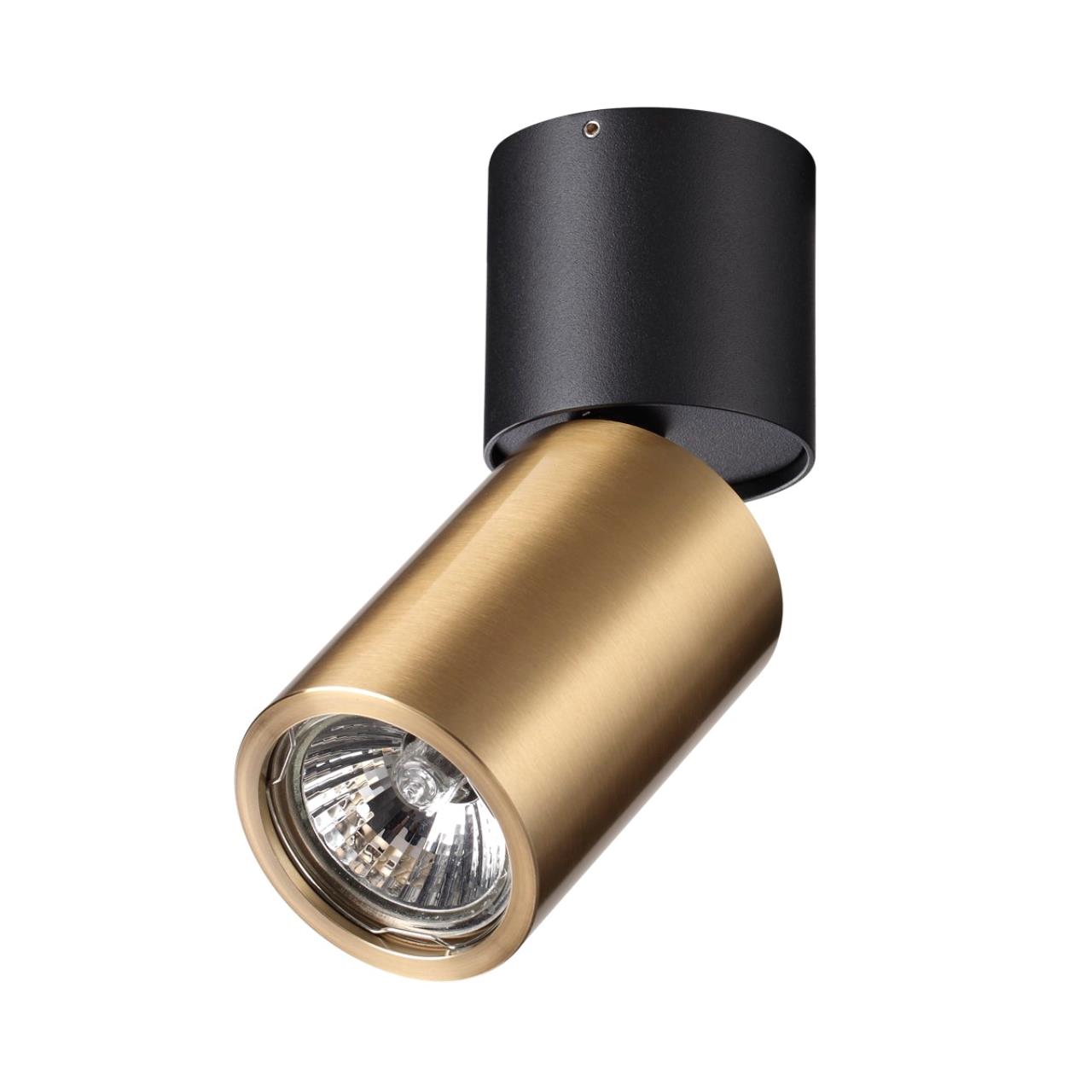 4280/1С HIGHTECH ODL22 219 черный с античной бронзой Потолочный светильник IP20 GU10 50W DUETTA