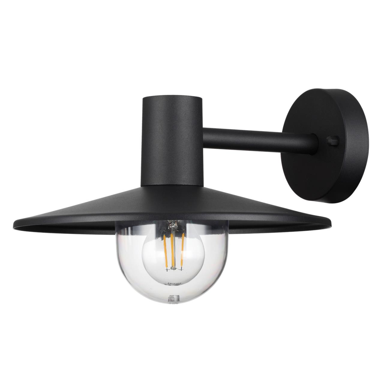 4833/1W NATURE ODL21 585 черный/стекло Ландшафтный настенный светильник E27 1*40W IP44 FURCADIA