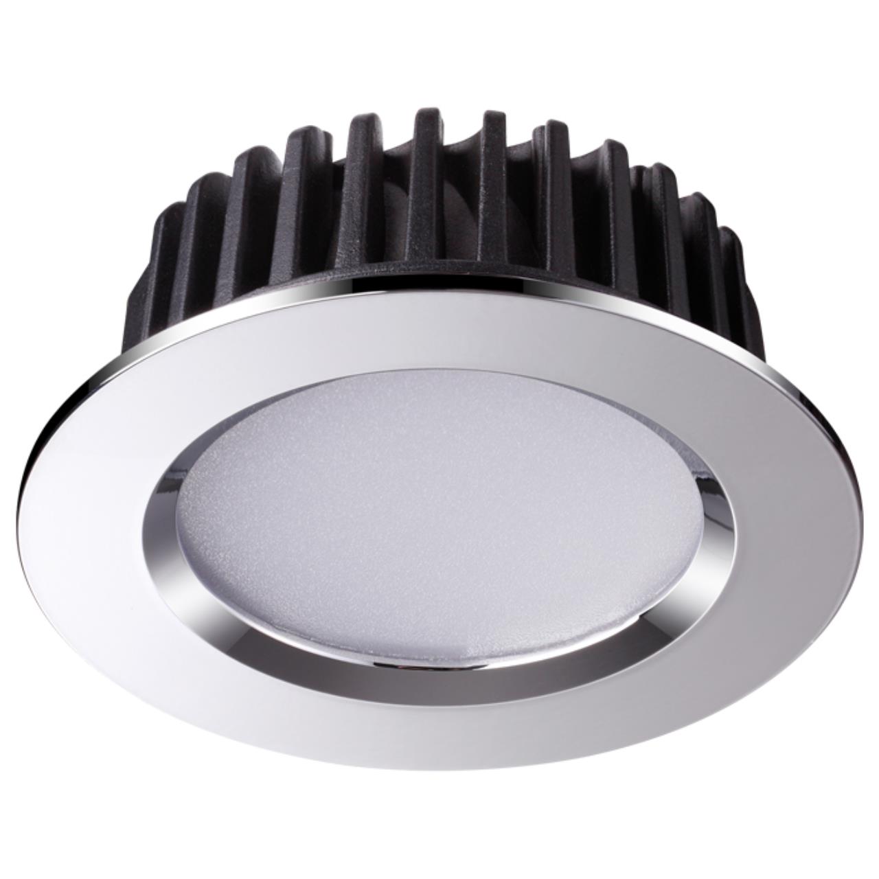 357908 SPOT NT19 228 хром Встраиваемый светильник IP44 LED 4000K 10W 100-265V DRUM