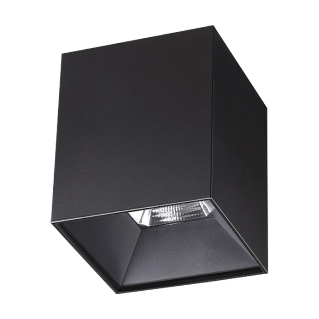 357961 OVER NT19 188 черный Накладной светильник IP20 LED 4000К 20W 200-260V RECTE