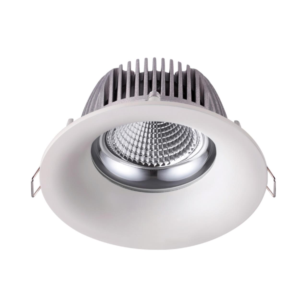 358024 SPOT NT19 231 белый Встраиваемый светильник IP20 LED 4100К 10W 220V GLOK