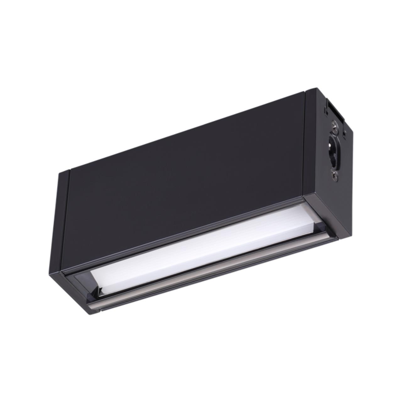 358104 OVER NT19 123 черный Светильник Волвошер IP20 LED 4000K 5W 24V RATIO