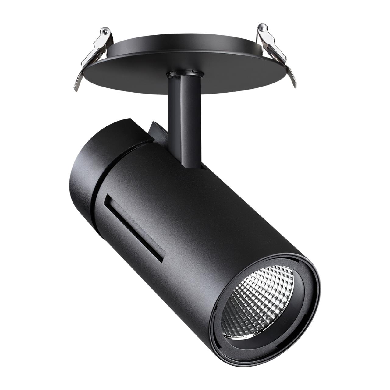 358599 SPOT NT21 200 черный Светильник встраиваемый светодиодный IP20 LED 4000K 30W 175-245V DEP